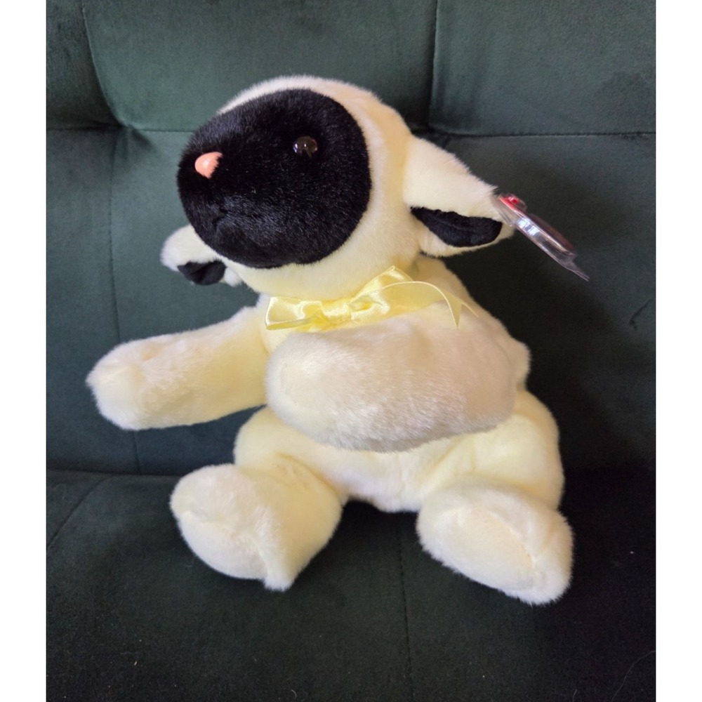 NWT Ty Beanie Buddy Chops Sheep Lamb Bean Bag Plush Large 12'' Vintage 2000
